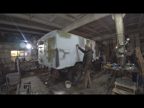 Видео: Красим Газ 66 с хранения в камуфляж!
