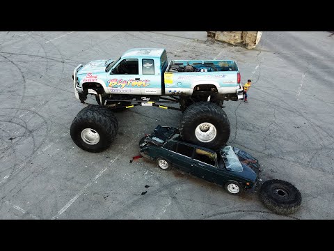 Видео: BIGFOOT В САМАРЕ\ШОУ КАСКАДЕРОВ