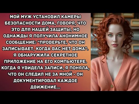 Видео: Мой муж установил камеры безопасности дома, говоря, что это для нашей защиты, но однажды я...