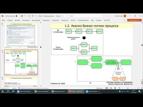Видео: Вебинар «25 методов анализа и оптимизации бизнес-процессов с примерами применения»