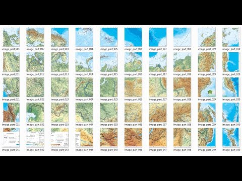 Видео: Настенная карта на принтере А4.