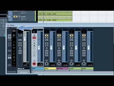 Видео: Cubase: Вирутальный Микшер