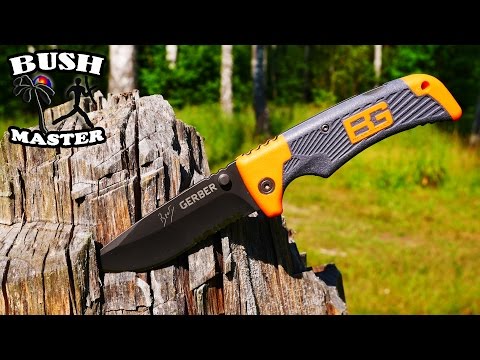 Видео: Нож выживания  Gerber Bear Grylls Scout (Survival knife)