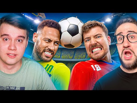 Видео: MRBEAST: Победи Неймара, Выиграй $500,000 - Реакция с COFFI