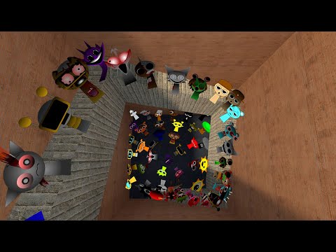 Видео: Кошмарный Спрунки Некстбот Преследуй меня в Лабиринте Gmod!