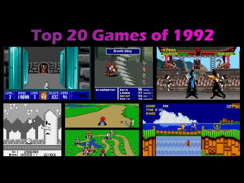 Видео: 20 лучших игр 1992 года