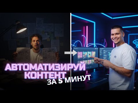 Видео: Как делать карусели за 5 минут с помощью нейросетей