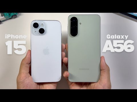 Видео: Сравнение iPhone 15 и Samsung Galaxy A56 5G в конце 2025 года