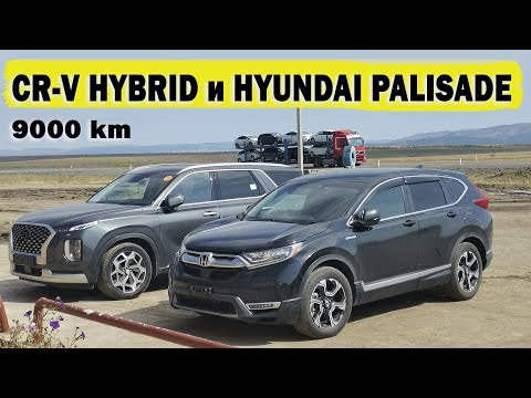 Видео: Перегон 9000 км HONDA CR-V HYBRID`18 и HYUNDAI PALISADE`20
