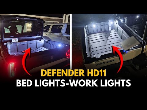Видео: Освещение для кровати и рабочее освещение Defender HD11
