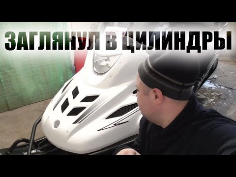 Видео: снегоход тайга варяг 550 заглянул в камеру сгорания камерой Fi