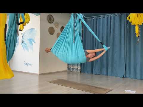Видео: Fly Yoga переходы и связки 5