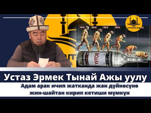 Видео: АДАМ АРАК ИЧИП ЖАТКАНДА ЖАН ДҮЙНӨСҮНӨ ЖИН-ШАЙТАН КИРИП КЕТИШИ ТОЛУК МҮМКҮН.😳😳