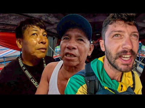 Видео: Перуанец оскорбляет турков! (Корабельный круиз по Амазонке)