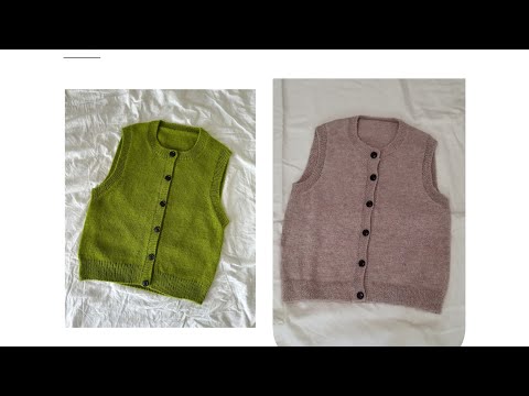 Видео: Жилет Maggie  vest от Petite Knit готов