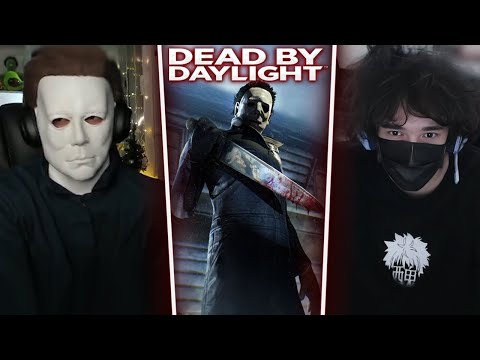 Видео: ГЛЕБ В КОСТЮМЕ МАНЬЯКА / Dead by Daylight (Ростик, Лиза, Хелин, Танкзор, Майкл Майерс) | Sasavot
