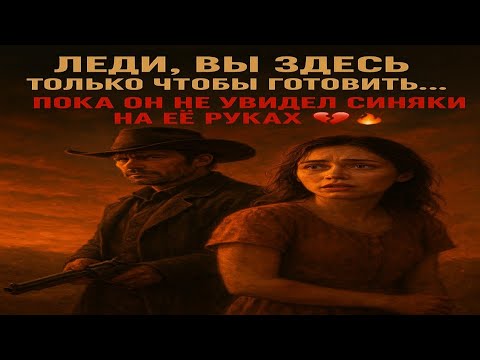 Видео: «“ЛЕДИ, вы здесь только чтобы ГОТОВИТЬ!” — рявкнул ковбой… пока не увидел СИНЯКИ на её руках 💔🔥»