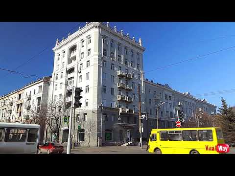 Видео: Днепр, проспект Д. Яворницкого 100 (ранее пр. К. Маркса)