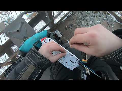 Видео: Сварка ВОЛС на 30м вышке в 20 градусный мороз