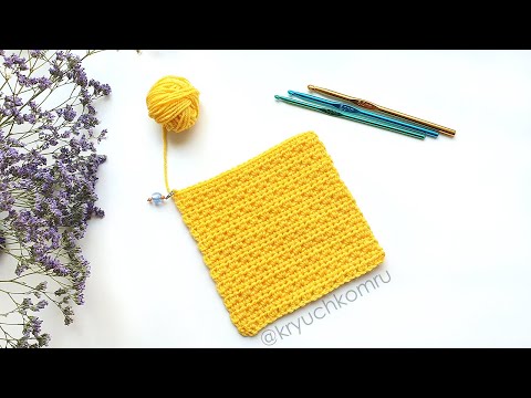 Видео: Узор крючком для кофточки. Simple crochet pattern