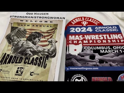 Видео: Абсолютное первенство на Arnold Classic Mas-Wrestling Championship - 2024