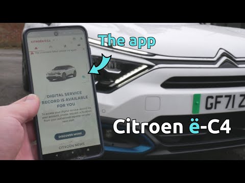 Видео: Посмотрите на приложение MY CITROEN на электромобиле Citroen e-C4 2021 года. Насколько оно полезно?