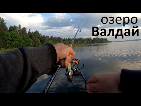 Видео: Ловля на спиннинг. Озеро Валдай