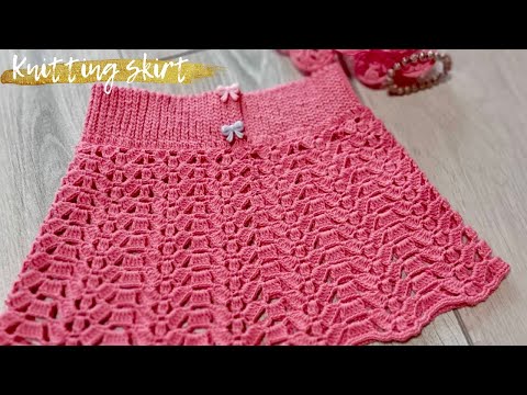 Видео: ВЯЖЕМ АЖУРНУЮ Юбочку крючком💥Knitting a skirt