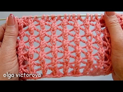 Видео: АЖУРНЫЙ УЗОР "MUST-HAVE" в летнем вязаном гардеробе 780 Узоры спицами