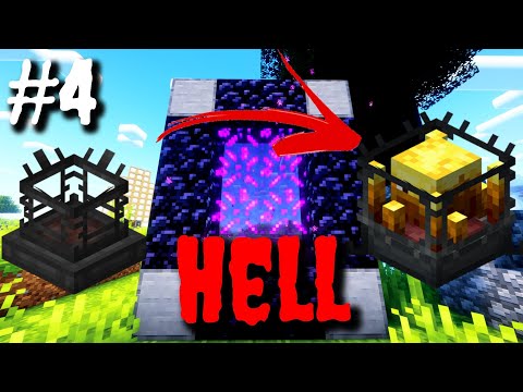 Видео: Сборка Vanilla Create+. Поход в ад! майнкрафт летсплей #4