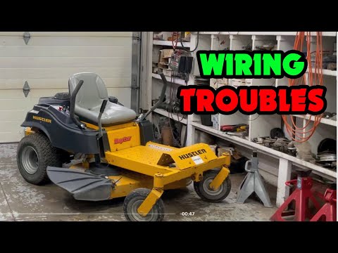 Видео: Устранение неисправностей проводки Hustler Raptor Zero Turn