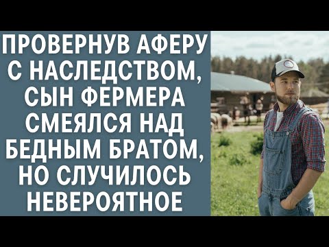 Видео: Провернув аферу с наследством, сын фермера смеялся над бедным братом, но случилось невероятное...