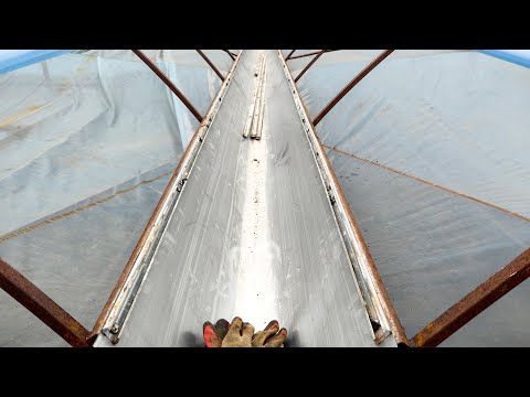Видео: Замена жолобов на теплице 