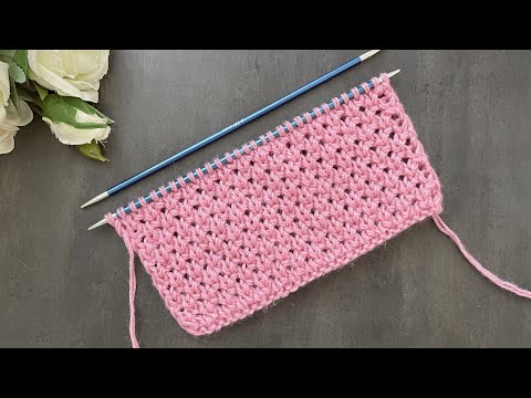 Видео: ОН ИДЕАЛЬНЫЙ! Нашла ДЛЯ ВАС этот ШИКАРНЫЙ узор спицами. Вязание спицами для начинающих.