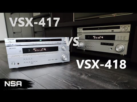 Видео: Ресивер Pioneer VSX-418 VS Pioneer VSX-417! Сравнение двух бюджетных ресиверов Pioneer!