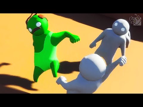 Видео: СКИДЫВАЕМ С КРЫШИ! - Gang Beasts