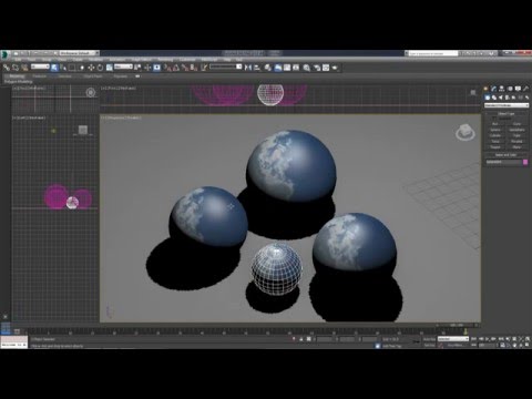 Видео: 3D Max. Упражнение №34. Mental Ray. Глубина трассировки.
