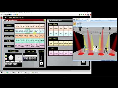 Видео: Уличные выступления с QLC+