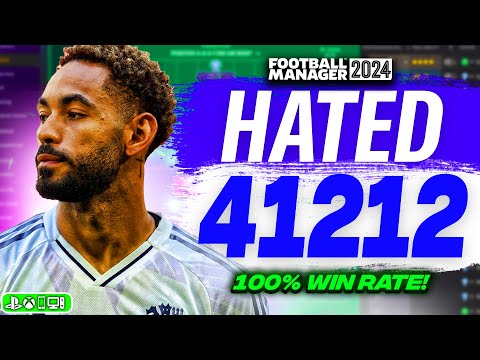 Видео: Самая ненавистная тактика FM24 4-1-2-1-2 — никогда не проигрывает! | 5+ голов за игру!