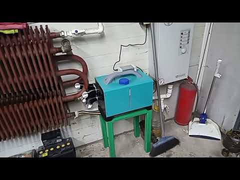 Видео: Дизельный отопитель для мастерской.
