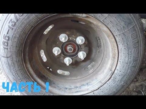 Видео: [МОСКВИЧОВСКОЕ КОЛЕСО НА ТЕЛЕГУ МОТОБЛОКА "2019'']