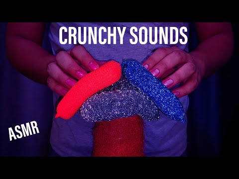 Видео: 🔴🔴🔴 ASMR | Эти хрустящие звуки заставят вас дрожать| Расчесывание, сжимание и почесывание губок