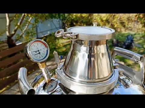 Видео: Автоклав - перегонный куб из пивной кеги