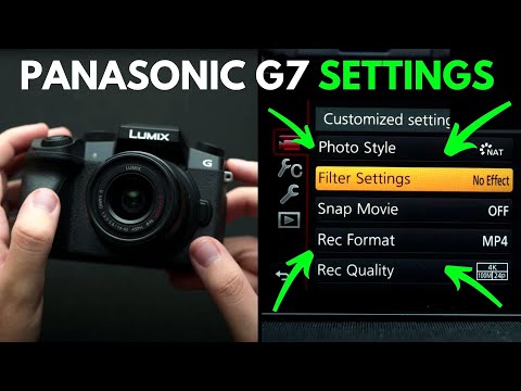 Видео: Как настроить параметры Panasonic G7 для видео | Руководство