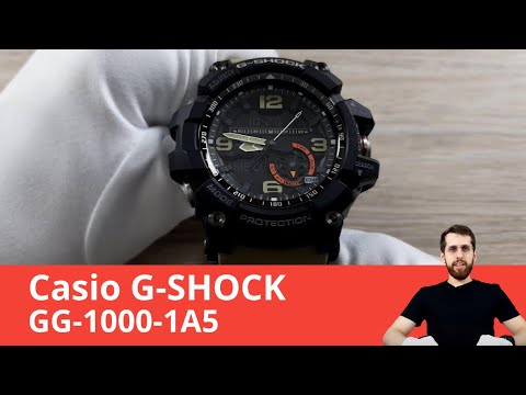 Видео: Обзор часов Casio G-SHOCK GG-1000-1A5 из серии Mudmaster