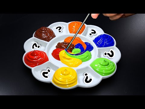 Видео: Как Сделать 13 Красивых Цветов из Основных | Удовлетворительное Смешивание Красок