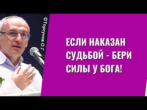 Видео: Если наказан Судьбой - бери силы у Бога! Торсунов лекции