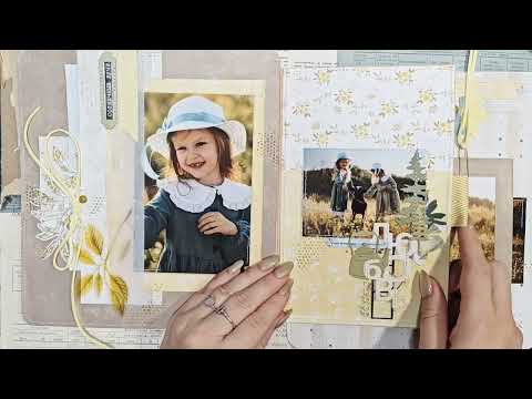 Видео: Влог октября. Покупки бумаги, работы по СП. #скрап_в_ночи