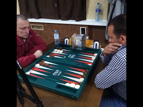 Видео: Р.Ибрагимов - С.Лютов. Длинные нарды Кубок Челябинска 2022