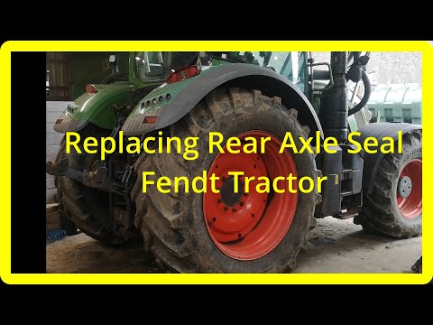Видео: Уплотнение заднего моста Fendt